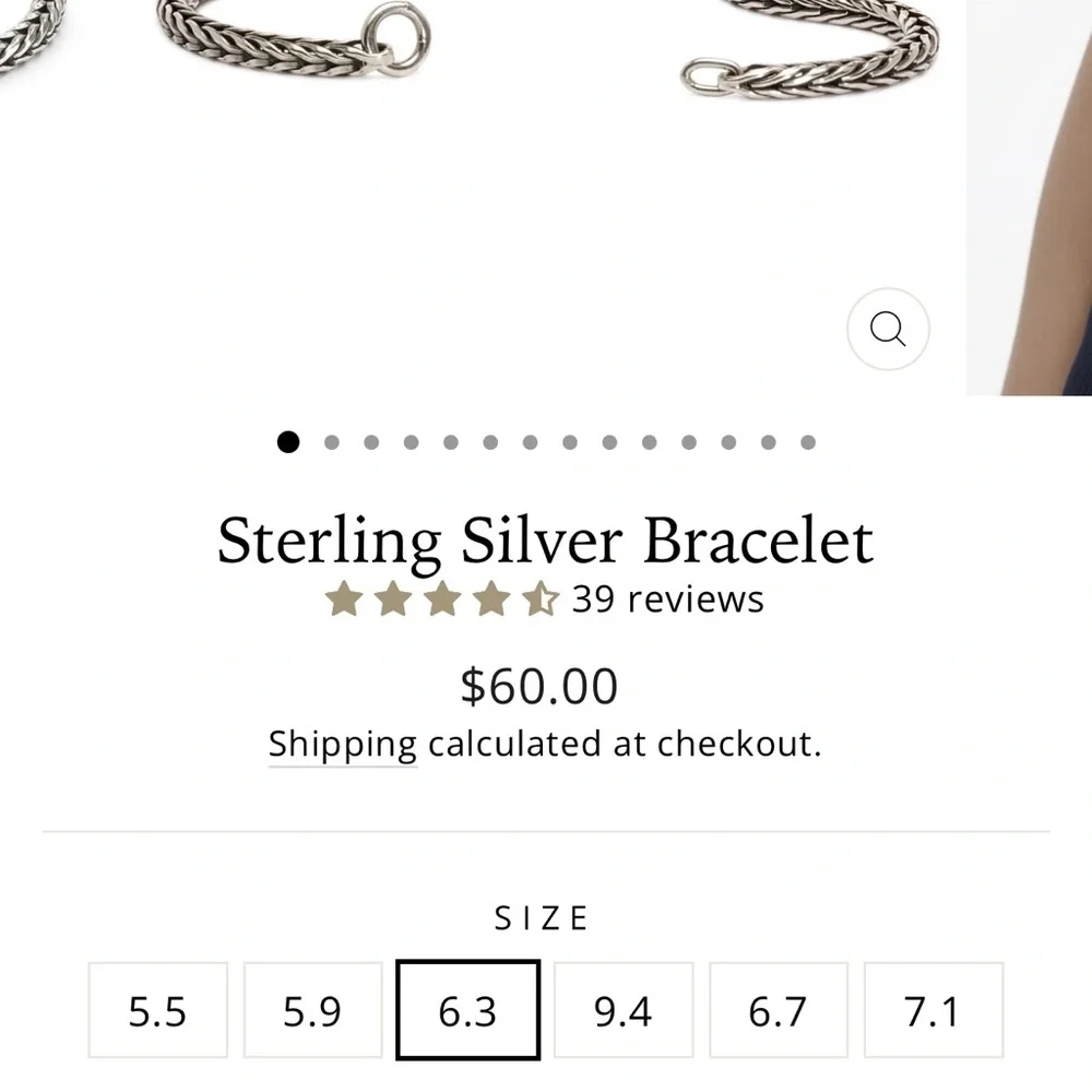Trollbeads Sterling Silver Bracelet - Picture 2 of 2